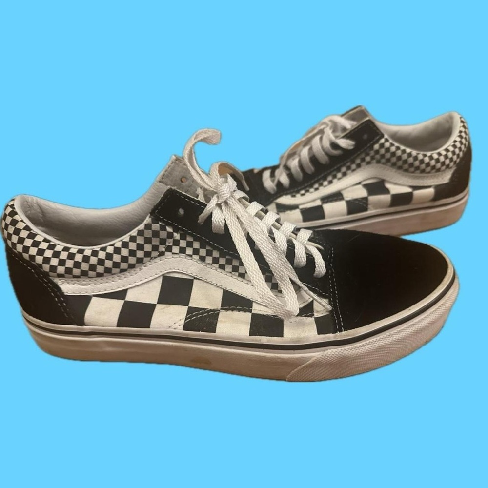 checkered vans